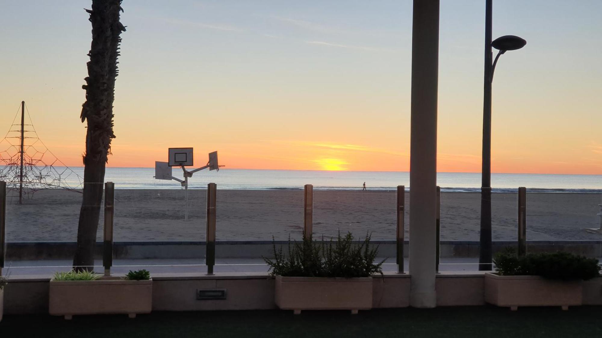 Beach Valencia Luxury A40-28 Apartment With Terrace And Sea Views Luaran gambar