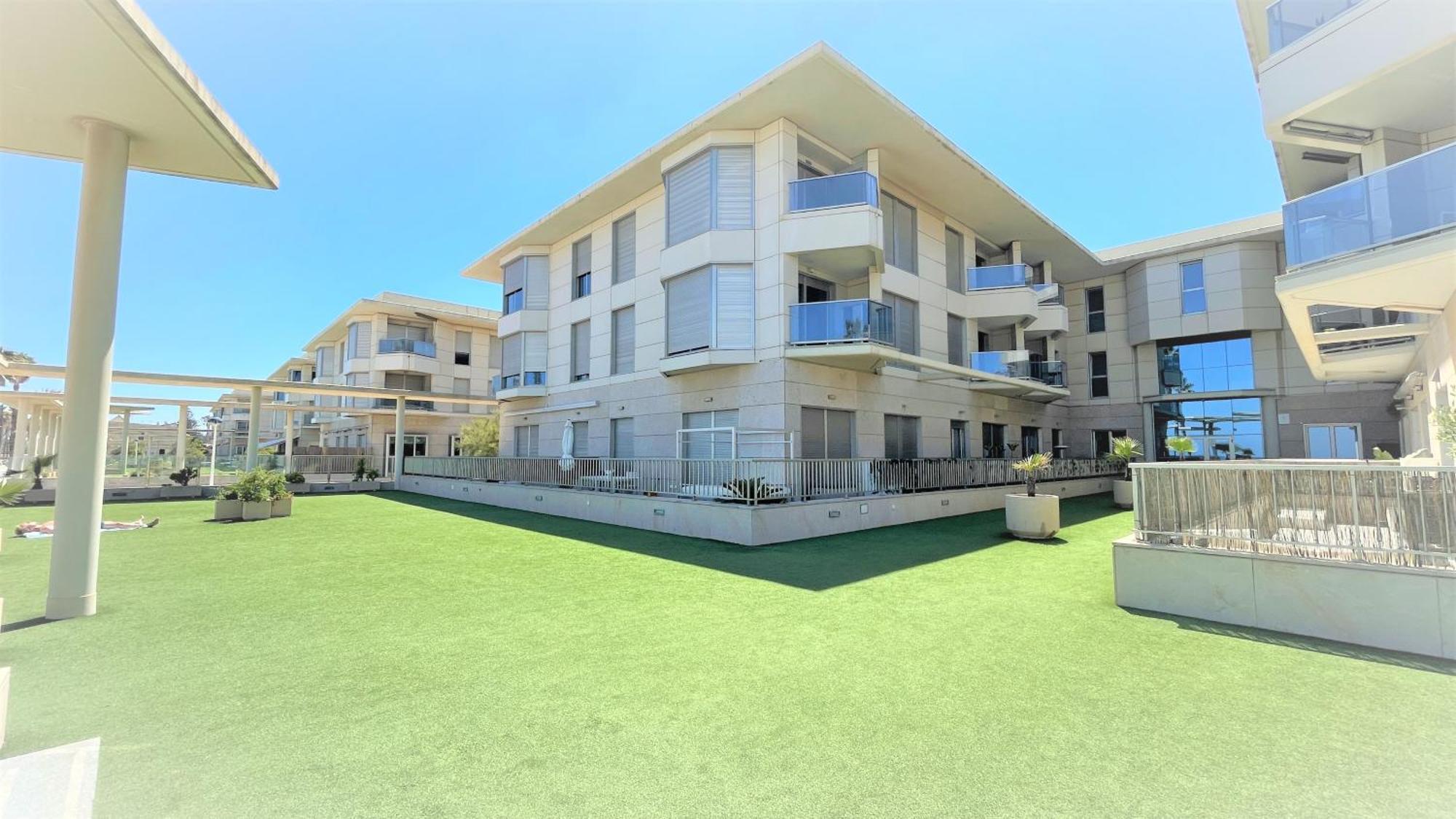 Beach Valencia Luxury A40-28 Apartment With Terrace And Sea Views Luaran gambar